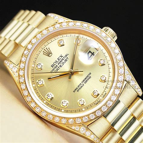 gold rolex watch mens|rolex watches 18k gold price.